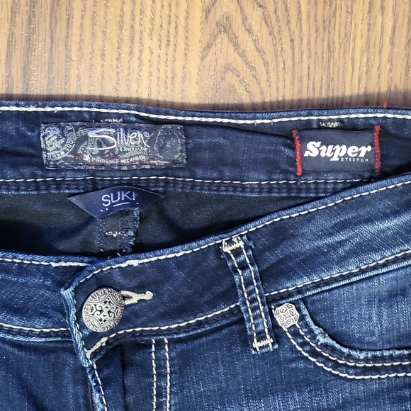 Women’s Silver Jeans Co. Suki High-Waist Super Skinny W30 L29 Stretch Denim A8 - Picture 5 of 11